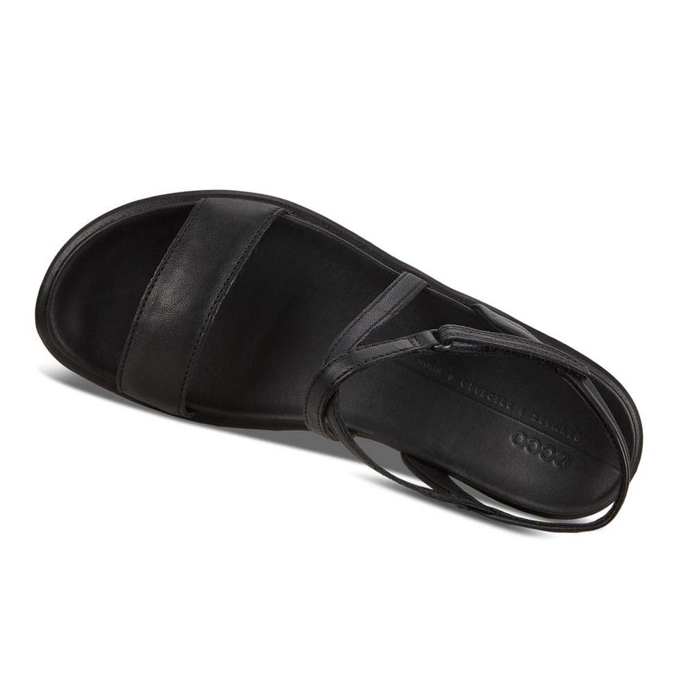 Women's Ecco Flowt Lx Sandals Black | Canada 182DFM